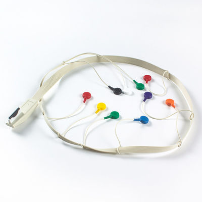 Tương thích với Mortara X12 + Holter ECG Cable Mortara ECG Holter Mortara Cable 10 Lead Snap