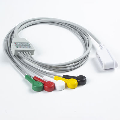 Tương thích GE SEER 1000 Leadwire set 2104816-001 GE Seer 5 Lead IEC Snap 2067634-019 (Đặt hàng 1pcs nhận được 1pcs túi miễn phí)