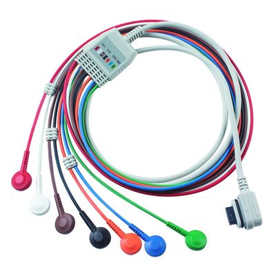 Tương thích GE Healthcare 2008594-002 7-Lead ECG Telemetry Cáp bệnh nhân Seer Light Đặt hàng 5pcs nhận 1pcs túi miễn phí