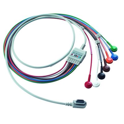 Tương thích GE Healthcare 2008594-002 7-Lead ECG Telemetry Cáp bệnh nhân Seer Light Đặt hàng 5pcs nhận 1pcs túi miễn phí