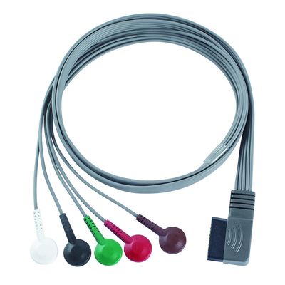 Tương thích với PH ECG Telemetry Leadwire - M4725A ECG Holter Cable 350-0173-03 cho Zymed DigiTrak-Plus
