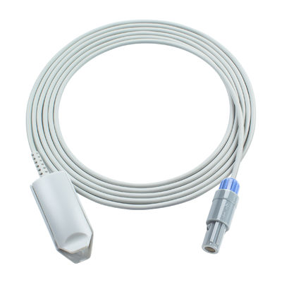 6pin 40Degree người lớn ngón tay clip SpO2 cảm biến 3.0M tương thích Drager Vist 120 Vist 120s