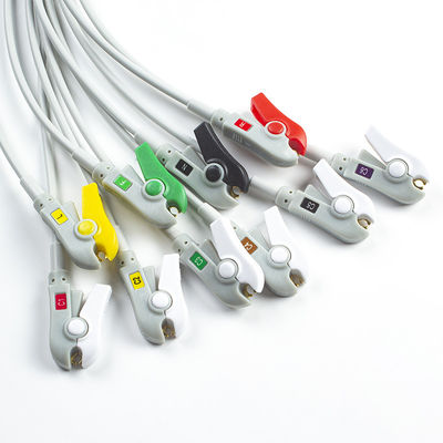 Tương thích Mindray BeneHeart D6 Defibrillator 10Lead EKG Leadwires IEC Grabber