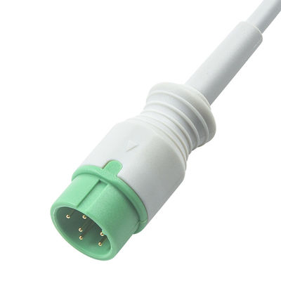 Xám tương thích IVY 5Lead ECG Cable AHA Snap 1m 3.0 đường kính
