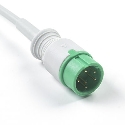Xám tương thích IVY 5Lead ECG Cable AHA Snap 1m 3.0 đường kính