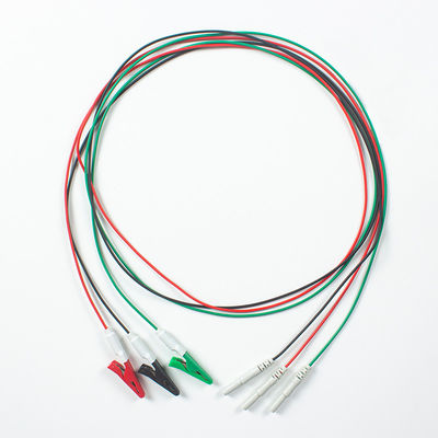 Cáp ECG tương thích với Animal Din Type đến Animal Grabber 3Lead