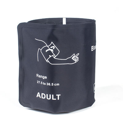 Người lớn NIBP cuff không có bàng quang ống duy nhất 27.5-36.5cm cuff nylon