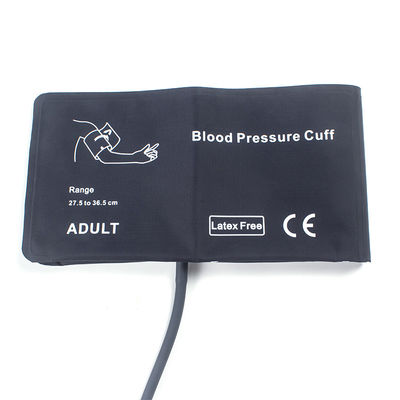 Người lớn NIBP cuff không có bàng quang ống duy nhất 27.5-36.5cm cuff nylon