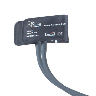 Neonate NIBP Cuff Không bàng quang ống đôi 5,8-10,8cm Cuff nylon