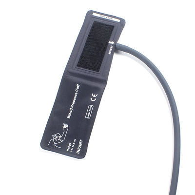 Đứa trẻ sơ sinh NIBP cuff Không có bàng quang ống đơn 9-14.8cm cuff nylon