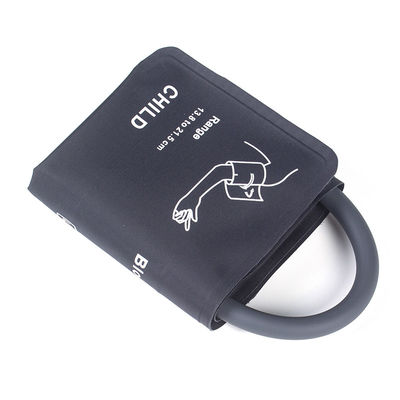 Máy ống màu Xám Nhi khoa NIBP 13.8-21.5cm Nylon Cuff Bladderless Single Tube