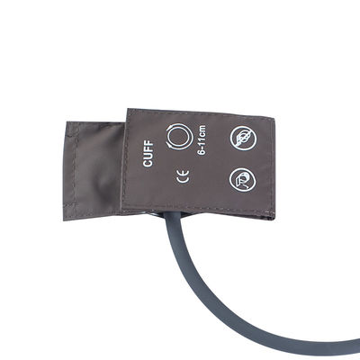Bao bì túi Neonate NIBP Cuff Single Tube 6-11cm TPU Cuff màu nâu