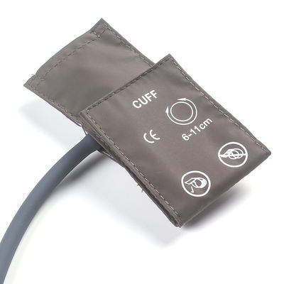 Bao bì túi Neonate NIBP Cuff Single Tube 6-11cm TPU Cuff màu nâu