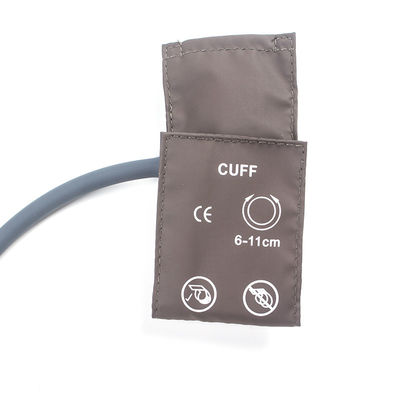Bao bì túi Neonate NIBP Cuff Single Tube 6-11cm TPU Cuff màu nâu