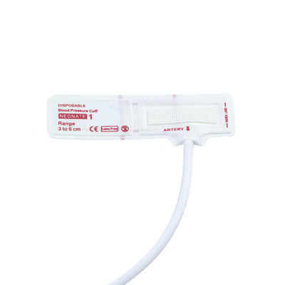 Một lần sử dụng trẻ sơ sinh NIBP Cuff Single Tube Size 1 3-6cm Không có Latex