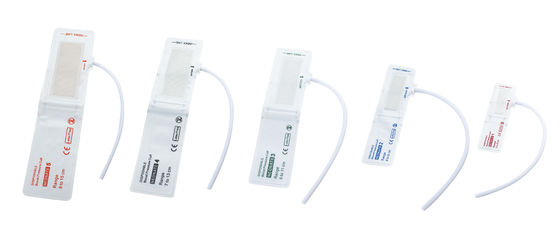Đường ống duy nhất kích thước 3 6-11cm NIBP Neonatal Disposable Cuff Shelf Life 24 tháng Không có Latex