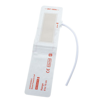 Đường ống đơn 5 8-15cm NIBP Neonate một lần sử dụng với chiều dài ống 20cm