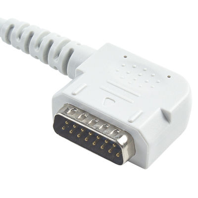 Không có latex 15Pin 10Lead EKG Trunk Cable IEC/AHA cho 108 109 110 1210 1211 601 Cardico 302