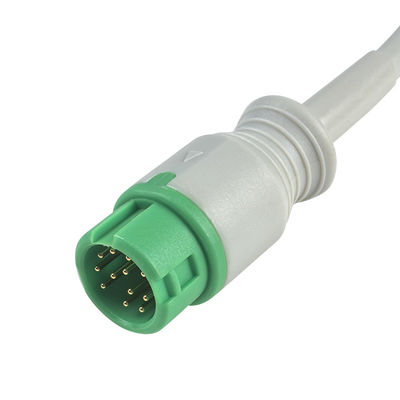 TPU Dynascope DS-5100E 12Pin ECG Cable bệnh nhân 10Lead cho người lớn / nhi khoa tương thích