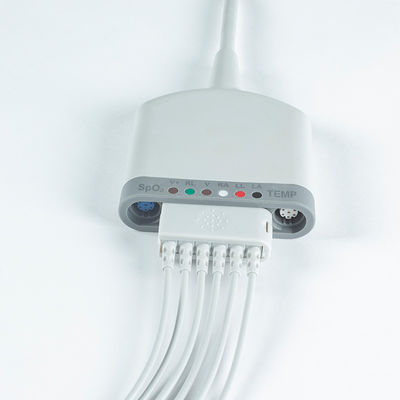 Tương thích với cáp bệnh nhân đa chiều 6 Pod 3.5M 6Lead ECG với chức năng SpO2 / nhiệt độ / ECG