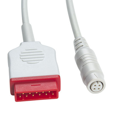 3.5M GE IBP Adapter Cable to Double P-Hilips Connector cho thiết bị chẩn đoán y tế