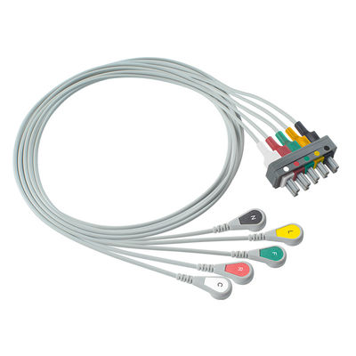P-Hilips M1633A M1625A M1621A 989803104571 Có thể tháo rời 5 Chốt dây dẫn IEC EKG Dây dẫn