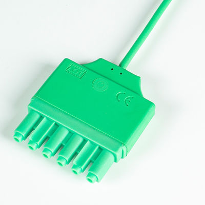 Các dây dẫn ECG tái sử dụng Drager Sie-mens Monolead 3Lead IEC Snap MS14555 Các dây dẫn ECG