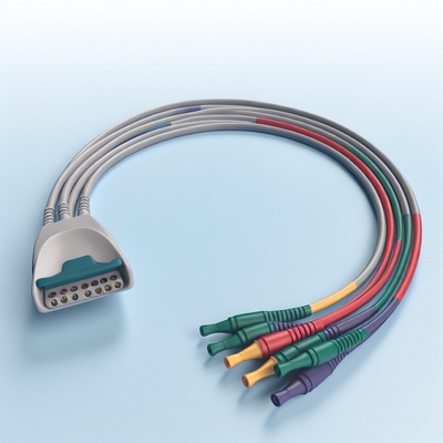 Philips ECG Cable 5 Lead 12Pin M1975A cho trẻ em trưởng thành
