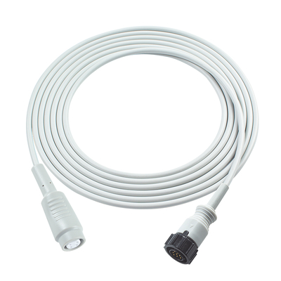 Cáp chuyển đổi IBP tương thích GE 5Pin sang Abbott 3.5M TPU màu xám