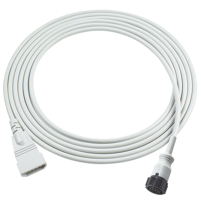 Cáp chuyển đổi IBP tương thích GE 5Pin sang Abbott 3.5M TPU màu xám