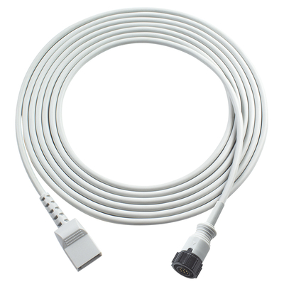 Cáp chuyển đổi IBP tương thích GE 5Pin sang Abbott 3.5M TPU màu xám