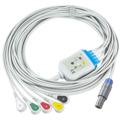 Cáp và dây điện cực ECG Biosys 6 chân BPM-103