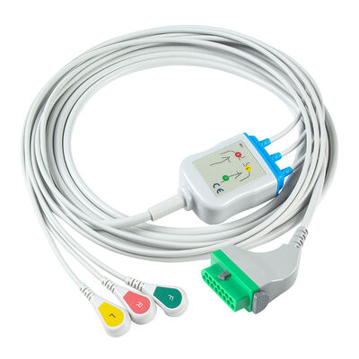 Cáp ECG Fukuda Denshi CIO-07CTP-5NA CIO-07CTP-3NA 15 chân DSL-8001 DSL-8001R Dynascope DS-8100 DS-8200 DS-8500