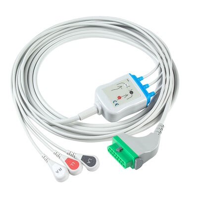 Cáp ECG Fukuda Denshi CIO-07CTP-5NA CIO-07CTP-3NA 15 chân DSL-8001 DSL-8001R Dynascope DS-8100 DS-8200 DS-8500