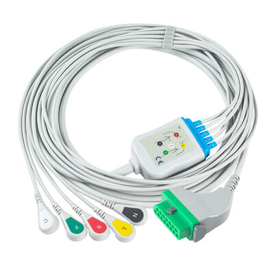 Cáp ECG Fukuda Denshi CIO-07CTP-5NA CIO-07CTP-3NA 15 chân DSL-8001 DSL-8001R Dynascope DS-8100 DS-8200 DS-8500