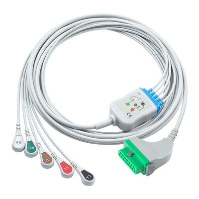 Cáp ECG Fukuda Denshi CIO-07CTP-5NA CIO-07CTP-3NA 15 chân DSL-8001 DSL-8001R Dynascope DS-8100 DS-8200 DS-8500