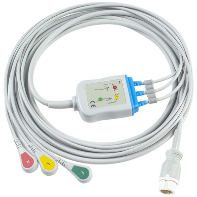 Cáp ECG 5 dây 12 chân M1975A cho người lớn và trẻ em