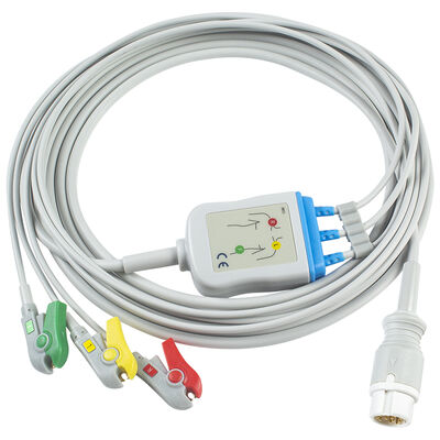 Cáp ECG 5 dây 12 chân M1975A cho người lớn và trẻ em