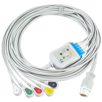 Cáp ECG 5 dây 12 chân M1975A cho người lớn và trẻ em