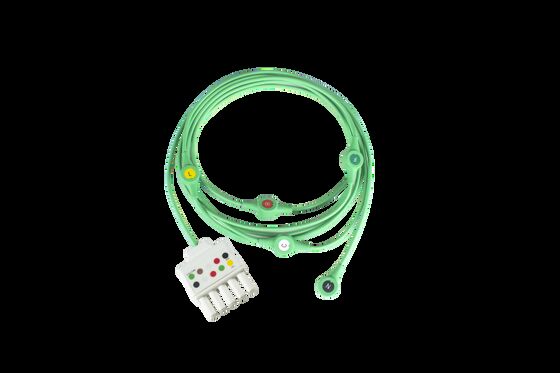 Siemen Draeger Monolead MS16160 MS16161 EKG EKG bệnh nhân Cáp và dây dẫn 3 dây dẫn hai 5pin