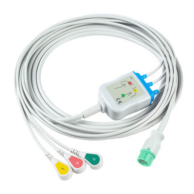Yonker IE12 E12 E12S Cáp ECG đa tham số 9pin Cáp ECG 6pin Cáp và dây dẫn