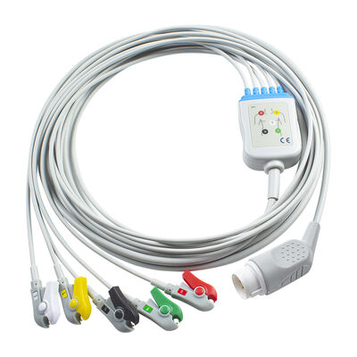 Ph 43100A 8Pin ECG Cáp và dây dẫn hp máy khử rung CodeMaster XL +