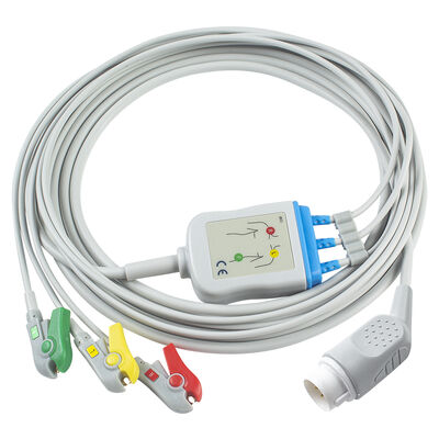 Ph 43100A 8Pin ECG Cáp và dây dẫn hp máy khử rung CodeMaster XL +