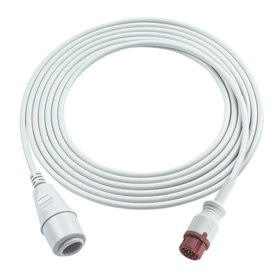 Cáp chuyển đổi Bistos IBP 12Pin sang Edward Argon BD Abbott BB PVB Utah Medex Mindray Connector cho BT-710 BT-720 BT-740 BT-770 BT-780