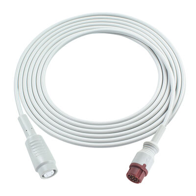 Cáp chuyển đổi Bistos IBP 12Pin sang Edward Argon BD Abbott BB PVB Utah Medex Mindray Connector cho BT-710 BT-720 BT-740 BT-770 BT-780