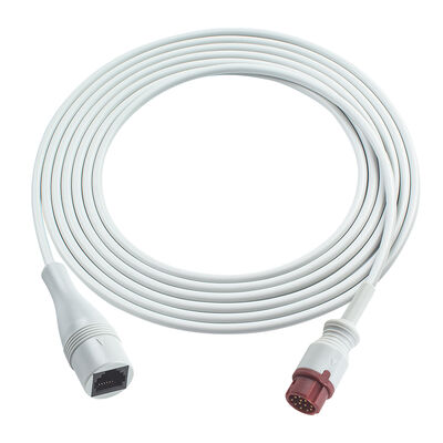 Cáp chuyển đổi Bistos IBP 12Pin sang Edward Argon BD Abbott BB PVB Utah Medex Mindray Connector cho BT-710 BT-720 BT-740 BT-770 BT-780