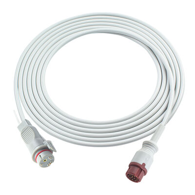 Cáp chuyển đổi Bistos IBP 12Pin sang Edward Argon BD Abbott BB PVB Utah Medex Mindray Connector cho BT-710 BT-720 BT-740 BT-770 BT-780