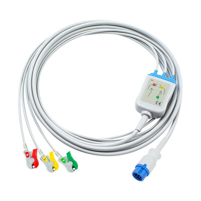 Máy khử rung tim Innomed Cardio-Aid CA360-B 12Pin ECG EKG Cáp và dây dẫn 3 dây dẫn