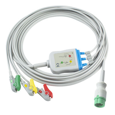 Zoncare PM7000D 3/4/5Lead Cáp ECG và dây dẫn