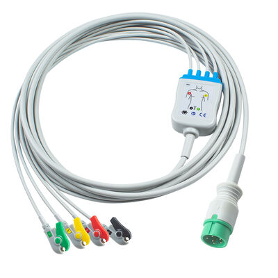 Zoncare PM7000D 3/4/5Lead Cáp ECG và dây dẫn